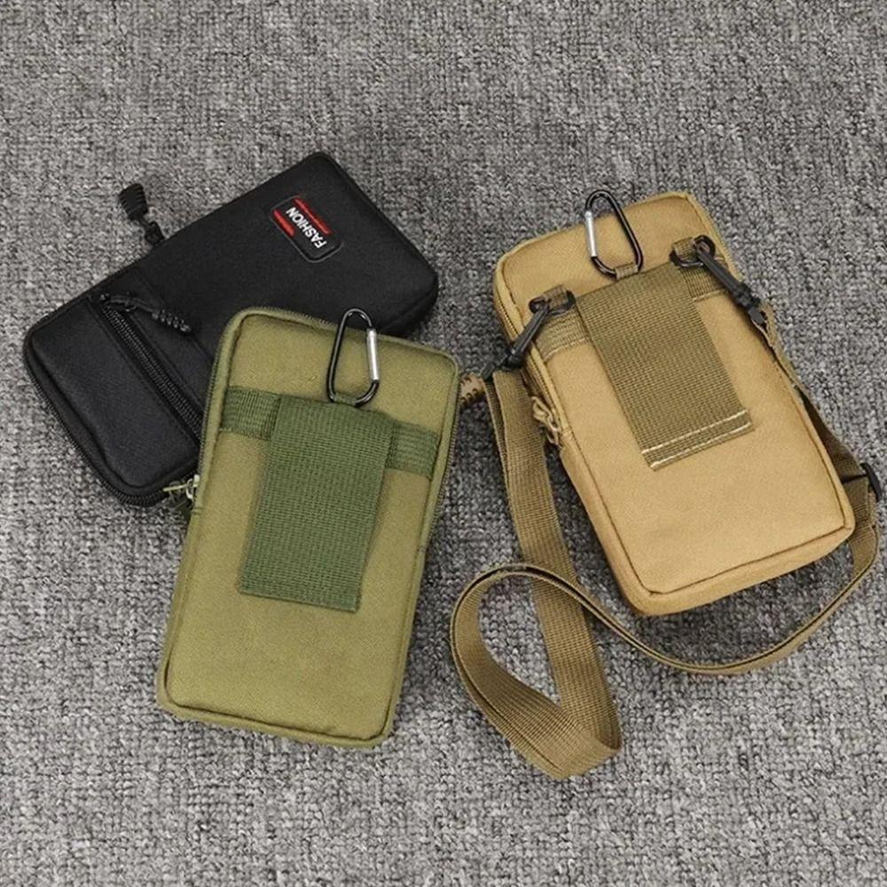 1Pcs 7 Inch Belt Waist Bag Wear-resistant Mobile Phone Bag Durable Phone Pouch  for Outdoor Camping