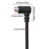 0.5m Mini DIN 7 Pin S-Video Cable Elbow Male to Elbow Male Audio Video Transfer Cord