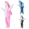 Full Body Jumpsuit Inflatable Shark Costume Cute Blow Up Shark Suit  Costume Props