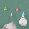 10Pcs Thumb-Shaped Hook Cable Organizer Storage Clips No-Drill Adhesive Hooks Plastic Perfect for Charging Cables Cord Holder