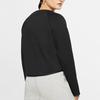 Nike Sportswear Tech Fleece Cropped Crew Sweatshirt Women Tops Black BV3452-010