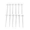Fryer Skewer Stand Stainless Steel Vertical Grill Rack with Skewers Heat Resistant Kitchen Fryer