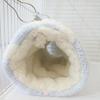 Small Pet Fleece Tunnel & Hammock: Hamster, Rat, Sugar Glider, Guinea Pig Hideout & Bed