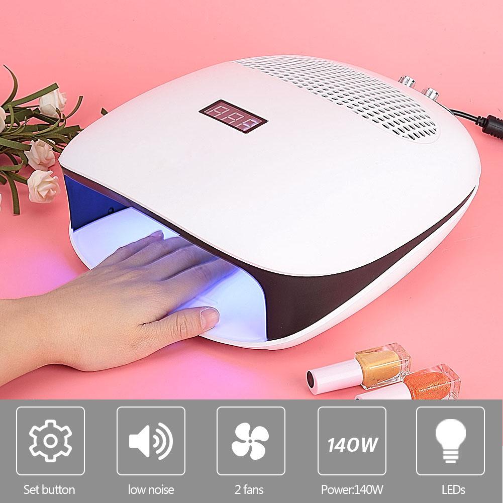 Nail Vacuum Cleaner Manicure UV Gel Curing Lamp Dryer Electric Nail Drill Machine