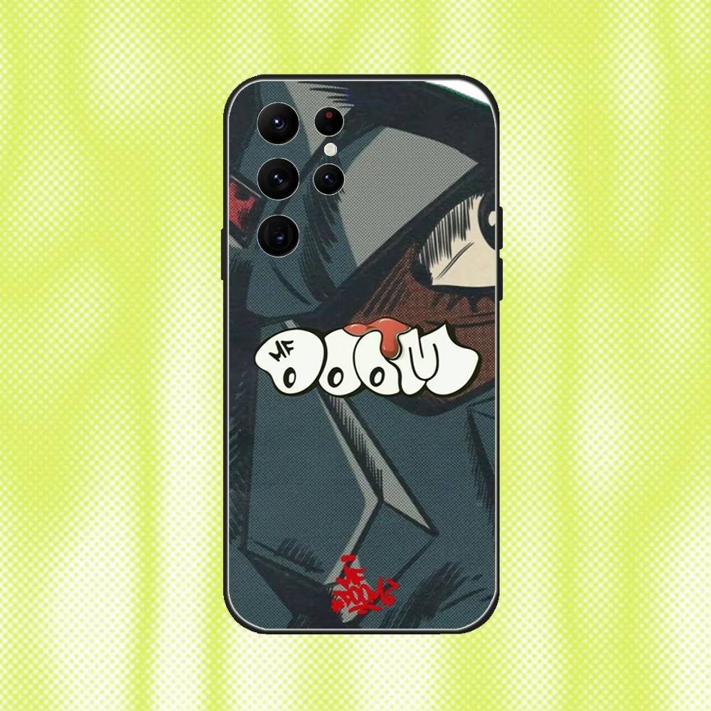 Mf Doom All Caps Phone Case For Samsung S 25,24,23,22,30,21,10,9,Ultra,Plus,Lite,FE,4,5G Black Soft Case
