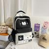 Schoolbag cute college schoolbag female niche design versatile Korean ins college style junior high school students lightweight backpack