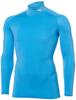 Mizuno Compression Dry Accelerator Bio Gear Training High Long UV 2021 Sax Size L Shirt, Neck, Sleeves, Sweat-Wicking, Quick-Drying, Stretch,