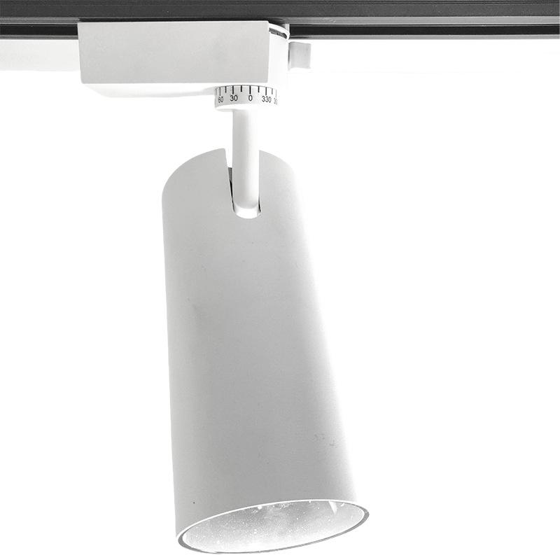 Energy-Saving 30W LED Track Light - Adjustable Angle Spotlight for Clothing Stores