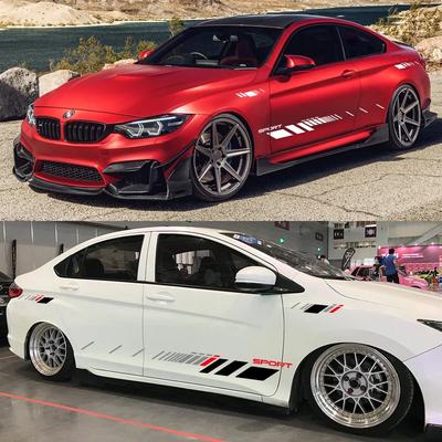 Car Door Vinyl Decals Side Body Stripes Anti-scratch Stickers Accessories For BMW 1 Series E82 E87 E88 F20 F21 F70 E81 F40 F52