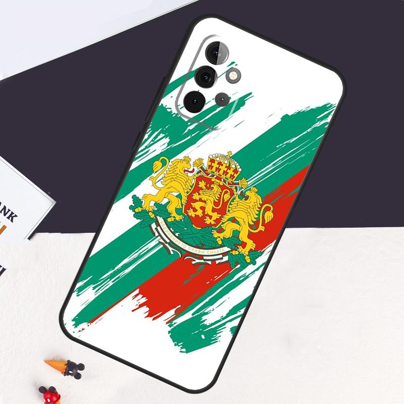 Bulgarije Vlag Paspoort Kaarthouder Voor Samsung Galaxy A54 A34 A14 A52S A12 A22 A32 A52 A50 A51 A71 A13 A53 A33 Hoesje