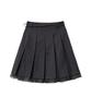 Lougeu Dot Chiffon Layered Skirt_Black