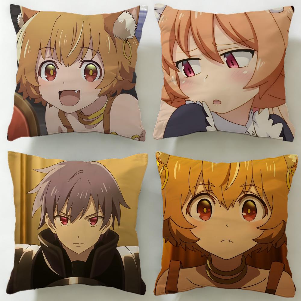 Anime Ich gebe das Heldenleben auf Kissenbezug Weich Leicht zu Waschen Kissenhülle Vielseitig für Sofa Bett Reise und Büro