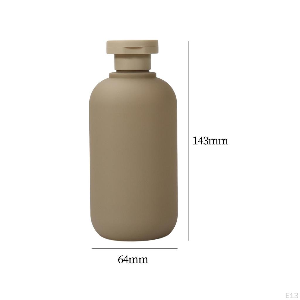 Flaschenbehälter mit Klappdeckel für Shampoo, Toilettenartikel, Nachfüllbare Reiseflaschen Lotion,