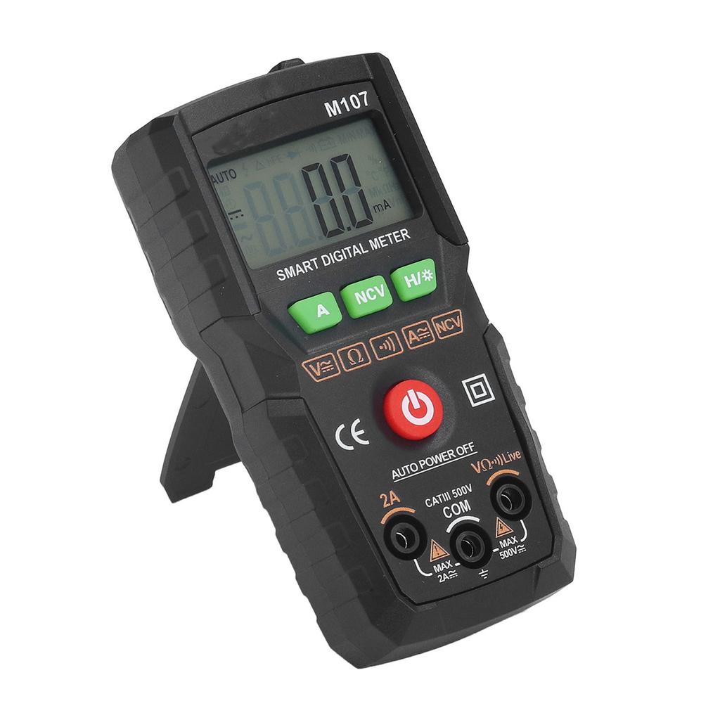 Digital Multimeter Fully Automatic Multimeter AC DC Voltage Resistance Continuity Diodes Portable Multimeter for