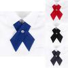 Jk Cross Bow Tie For Men And Women With Elegant Geometric Design Perfect For Formal Occasions