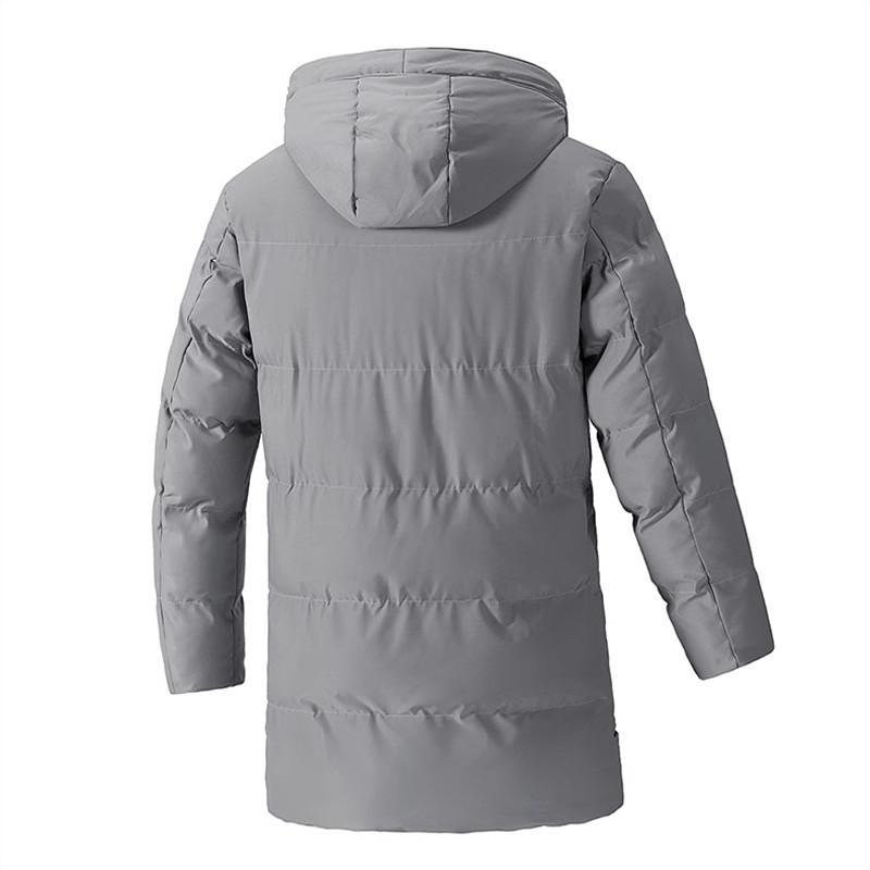 Winter Men's Warm Parkas Thick Casual Windproof Long Coats Men Hooded Jackets Outwear Windbreaker Solid Male Parka Plus Size 8XL