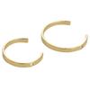 Copper C-shaped String Hole Bead Hanging Ring For DIY Jewelry Making Craft Accessories
