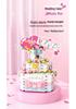 Gudi Children's Educational Building Blocks Birthday Cake Music Box Toy