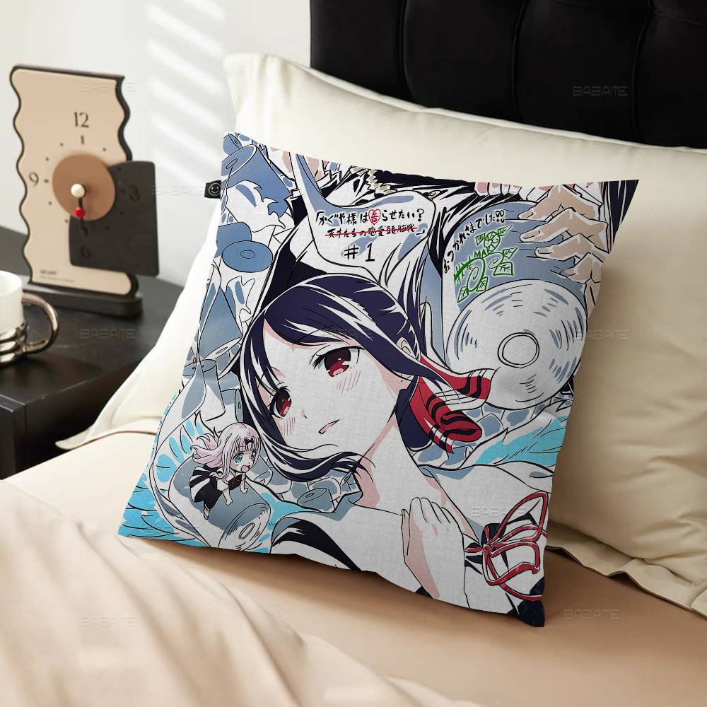 Anime K-Kaguya-Sama Love Is War Lucky Dragon pillow cover sofa cushion cover home room decoration children gift