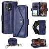 For Motorola Edge 50 Pro 5G Leather Case Magnetic Closure Wallet Stand Phone Cover with Crossbody Strap