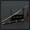 Chinese Sword Model Craft Toy, [Seedling Knife ], 22 cm (8.66 inches), Zinc Alloy, Metal Blade, Not Sharp, with Scabbard