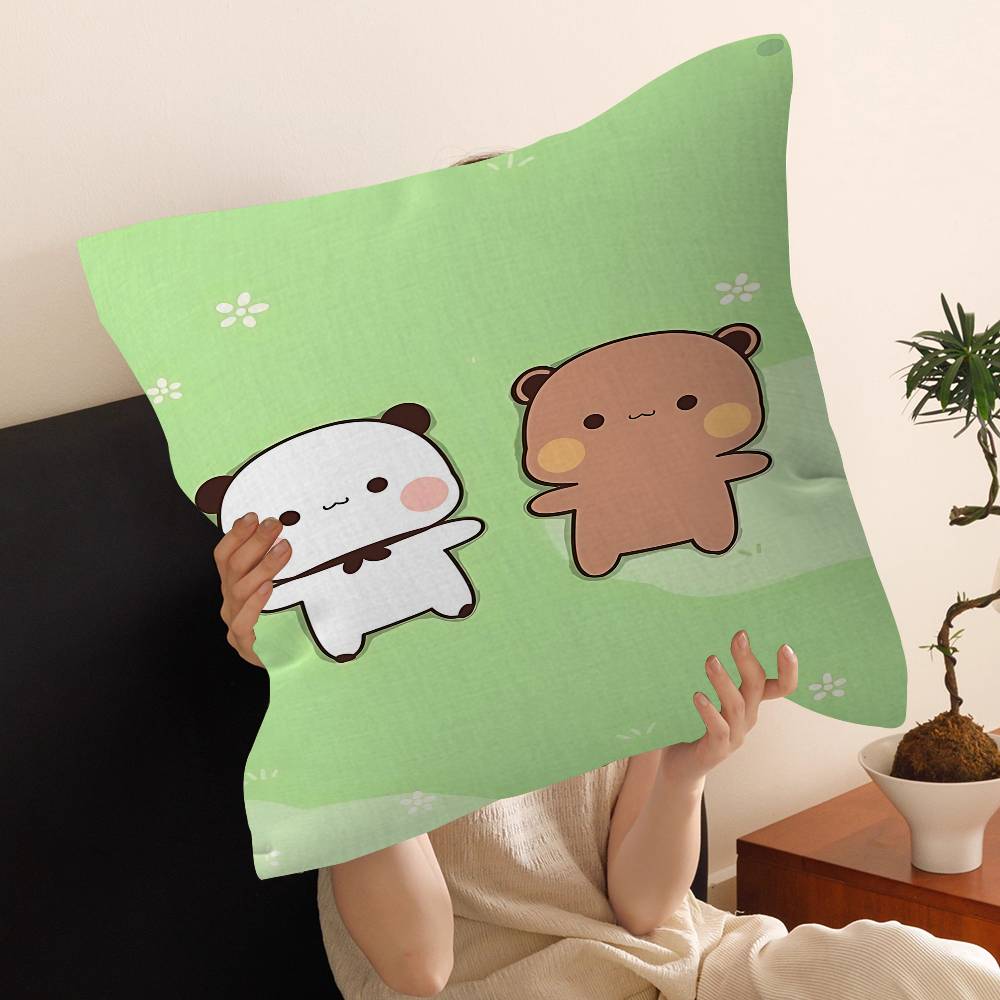 Bubu Dudu Cartoon Cushion Cover Car Throw Pillow Case For Sofa Car Christmas Gift 40X40Cm 45X45Cm