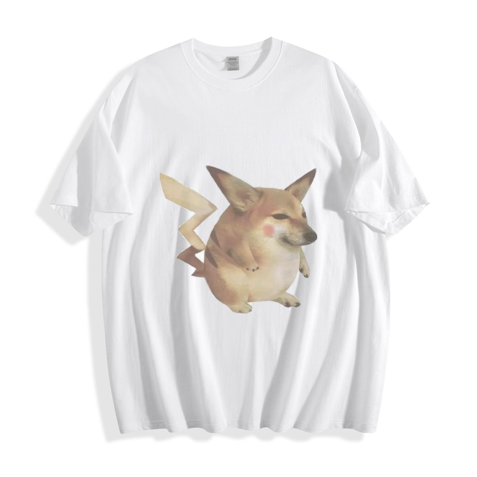 DogePikachu Fusion T-Shirt - Hilarious Meme-Pokemon Unisex Tee L