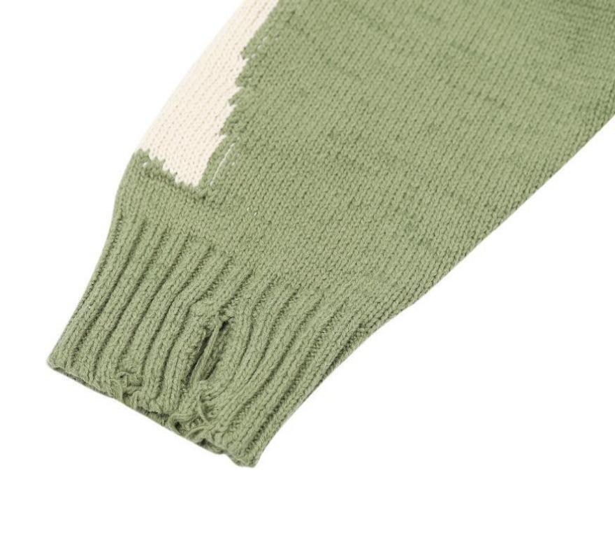 Unisex Skull Jacquard Streetwear Pullover Sweater - Long-Sleeve Hip-Hop Style