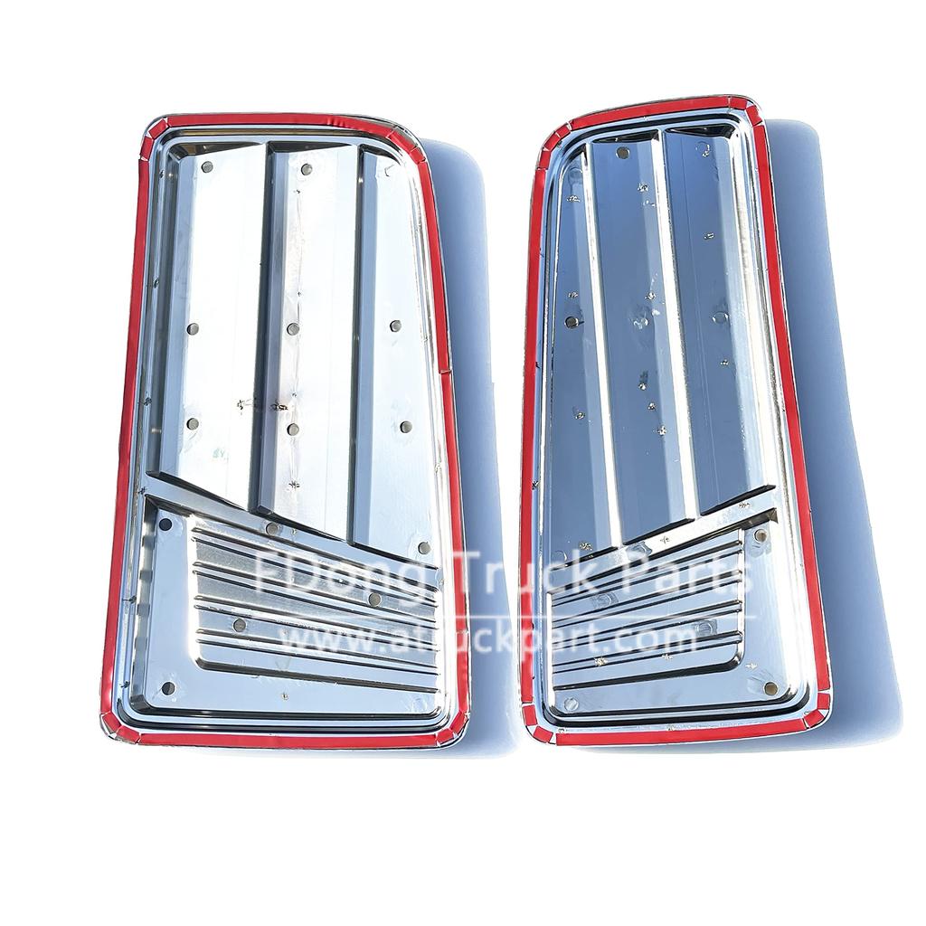 Sleeper Window Garnish for Hino 17 Grand 17 and Ranger Pro Includes Left and Right Air Loop Exterior Truck Chrome-plated Profia, Profia, Ranger,