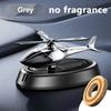 LANGJING Solar Car Air Freshener Perfume Helicopter Interior Decoration Rotating Aromatherapy Perfume Diffuser