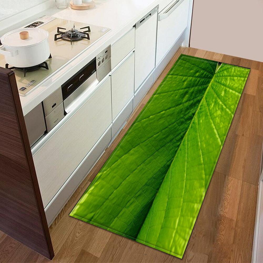 Kitchen floor mat entrance door mat bedroom long carpet corridor bathroom non-slip floor children's carpet