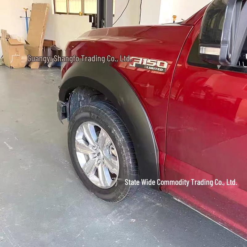 2018-20 Ford F150 Raptor-Style Wide Fender Flares with Lights & Sand/Stone Guards