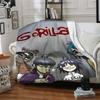 1pc Russel 2 D Throw Blanket Soft Flannel, Cozy All Season Polyester Perfect for Home, Office