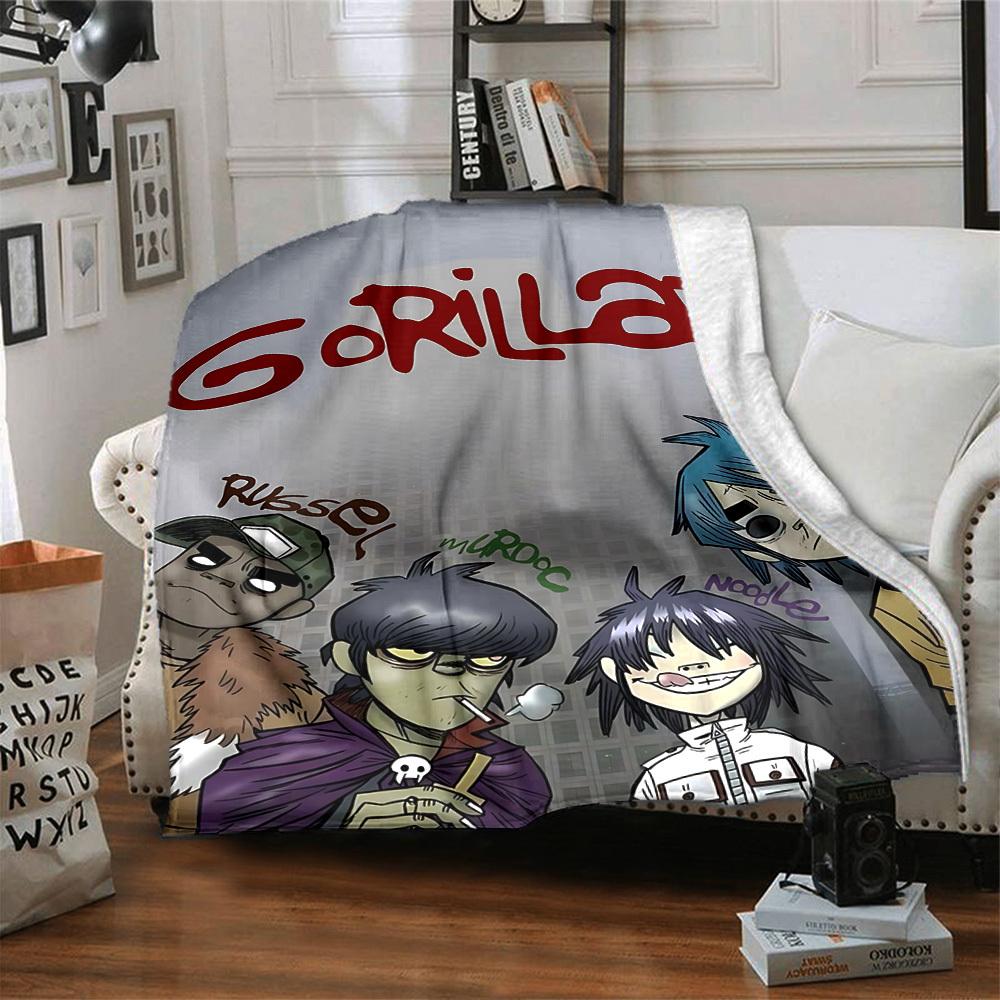 1pc Russel 2 D Throw Blanket Soft Flannel, Cozy All Season Polyester Perfect for Home, Office
