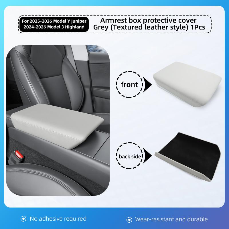 For Tesla Model Y Juniper Model 3 Highland Armrest Box Protect Cover Soft Case Center Console Anti-Scratch 2026 Car Accessories