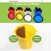 Portable Dual Purpose PP Dog Water Cup Food Storage Bottle Travel Bowl Container Outdoor Feeder Dog Dish Pet Supplies