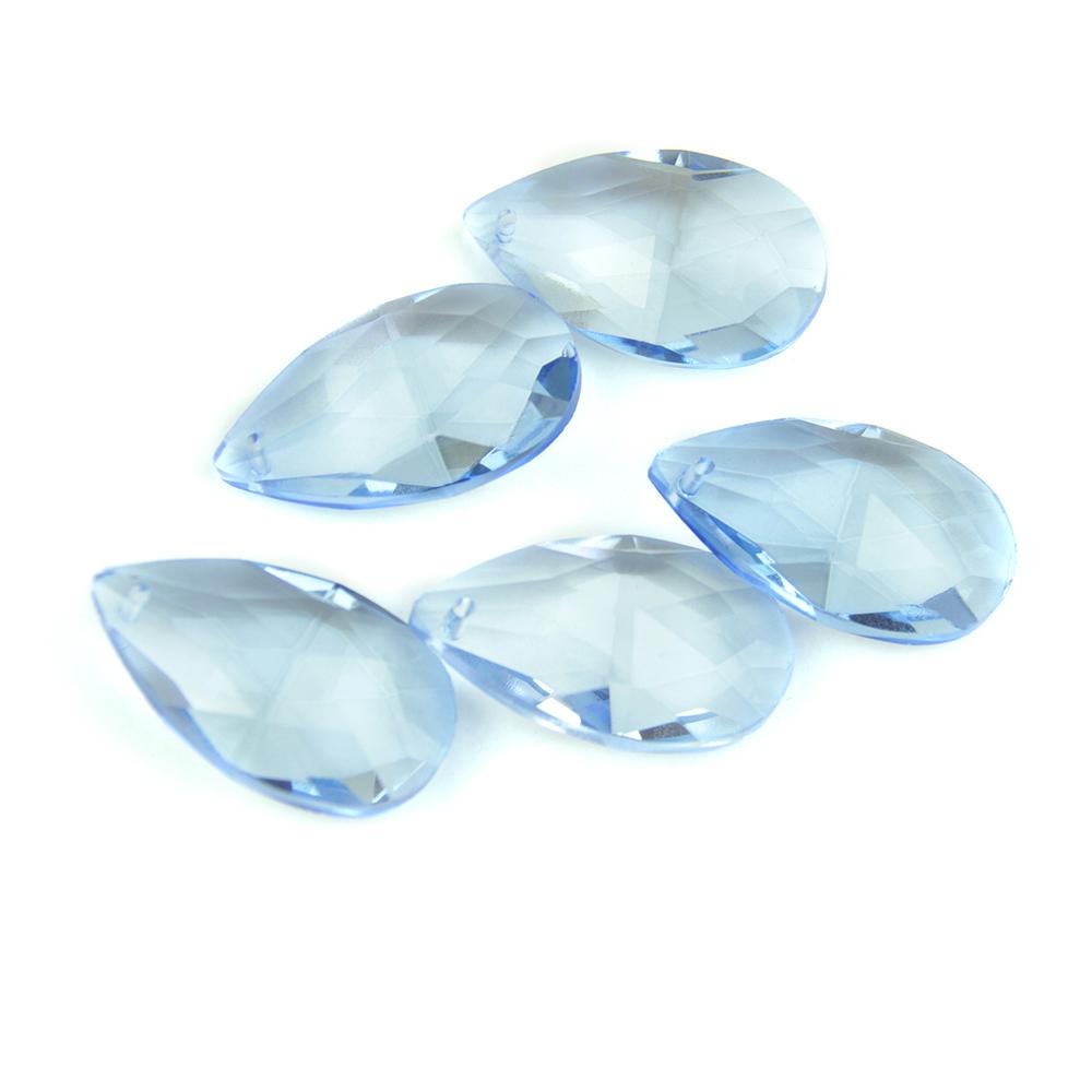 50Mm Tear Drop Crystal Lighting Pendants Glass Ceiling Chandeleir Parts Beads Garland Strand Accessories Wedding Party Decor