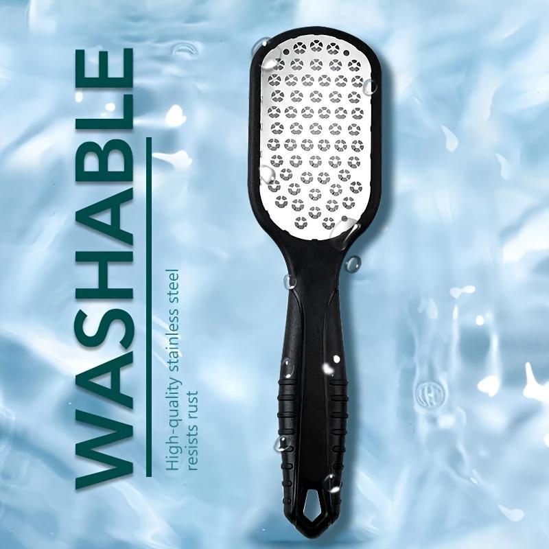 [Professional Foot File] Heavy-Duty Stainless Steel Pedicure Tool | Non-Slip Ergonomic Handle | Dead Skin Remover for Feet