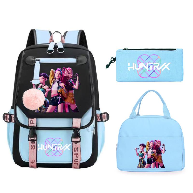 KPop Demon Hunters Demon Hunters Printed Fashion Children's Backpack Foreign Trade Trend Student School Bag