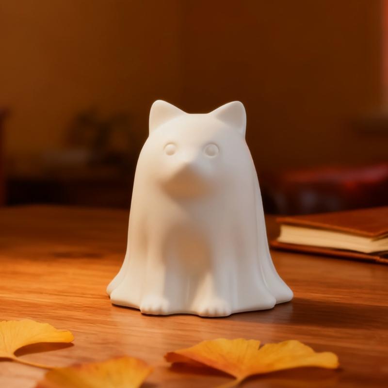 Easy Releases Silicone Mold Cats Dog Ghostly Plasters Figurines Candle Crafting Reusable Pet Shape Casting Supplies