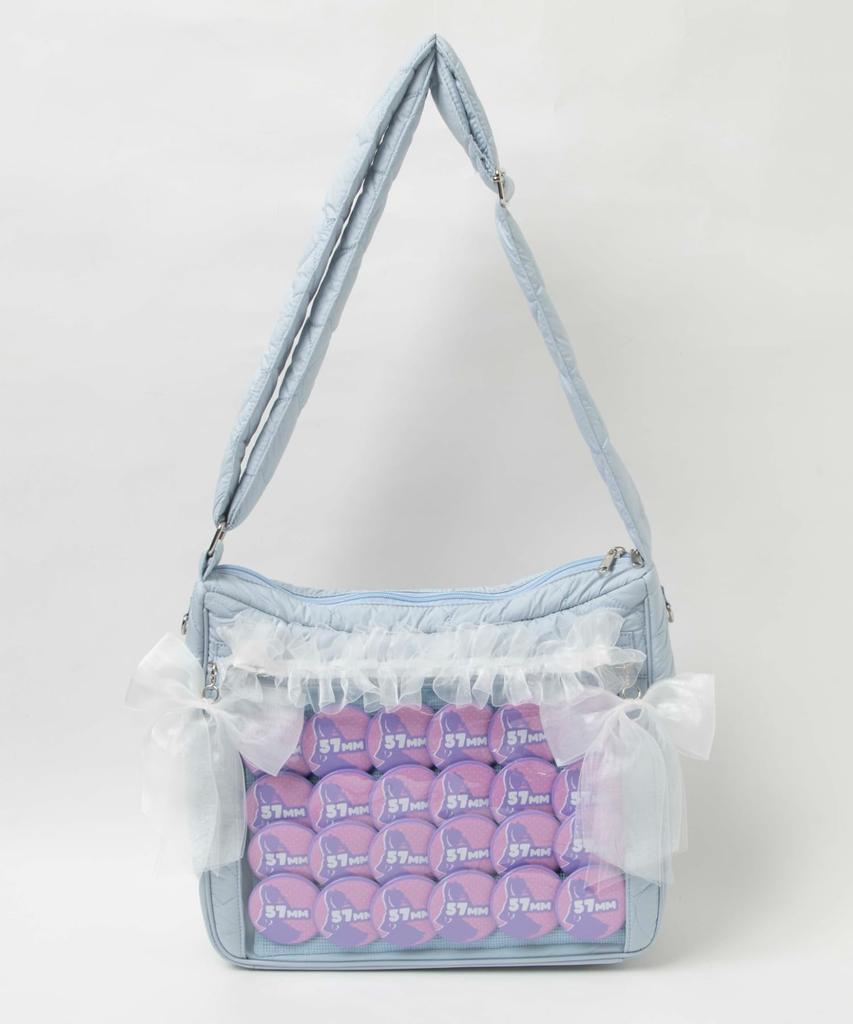 WEGO Ita Bag Quilted Shoulder Decorative A4 Perfect for Live and Perfect Gift for Size Black (Small) - Bag, Bag, Size, Oshikatsu, Events, Spring,