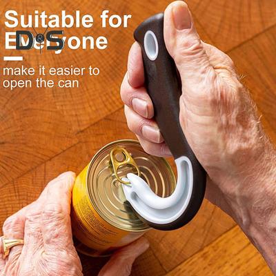 Easy To Carry Jar Lid Opener Ergonomically Design Useful Portable Hook Shape Manual Can Opening Device