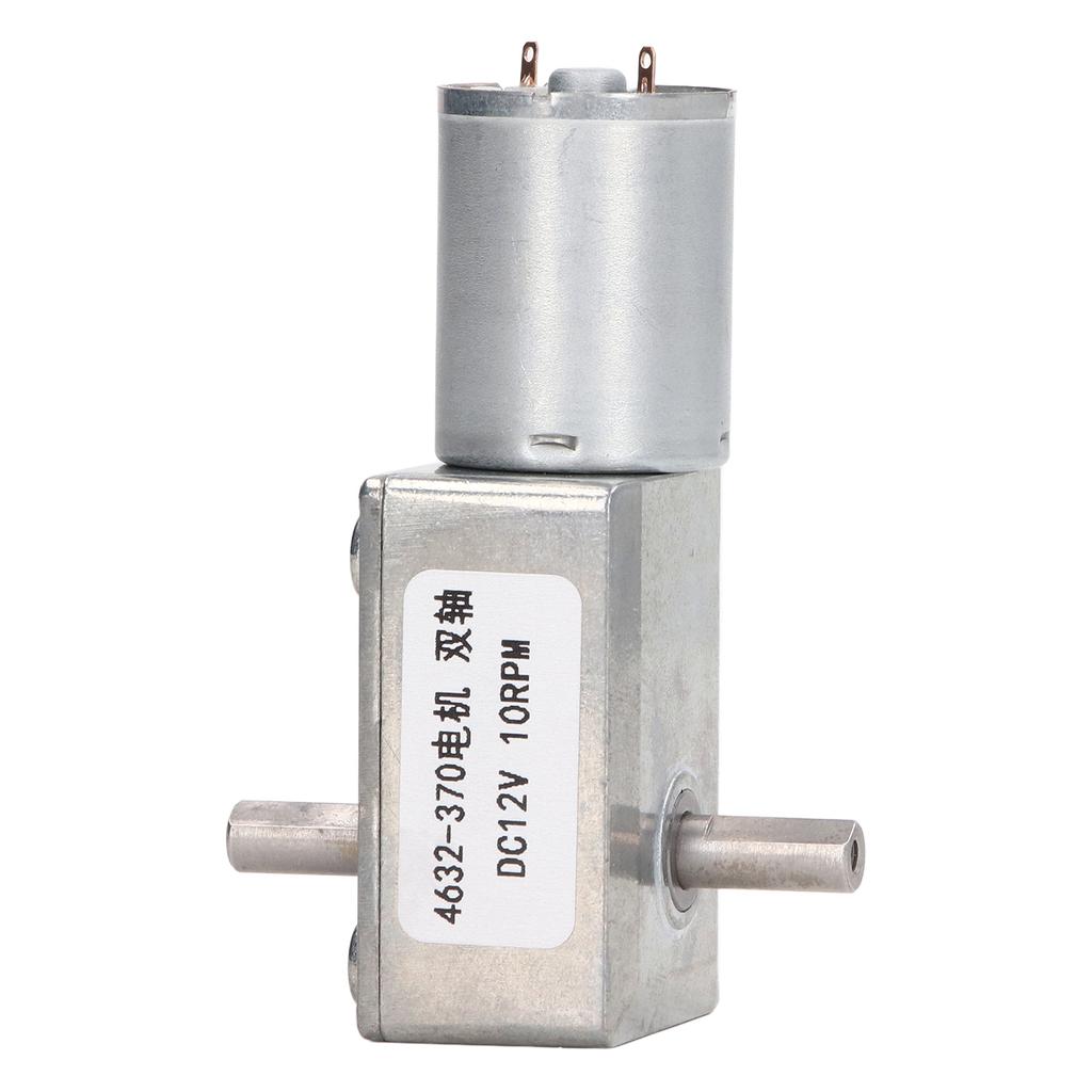 Turbo Snekke Girmotor 2 Aksler Høy Torsjon Mikro Girkasse DC12V Elektrisk Verktøy 10RPM
