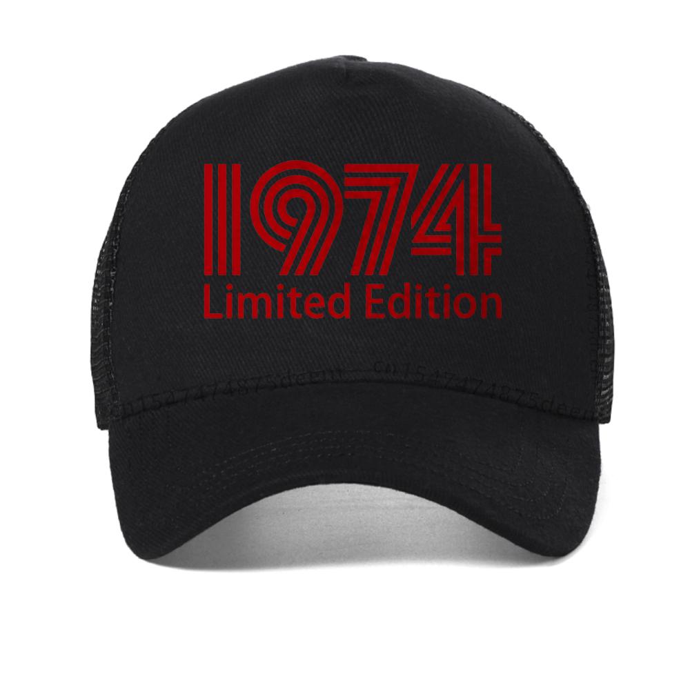 1974 Limited Edition Funny 48Th Birthday Graphic Baseball Cap Men'S Women'S Summer Fashion Adjustable Trucker Hat Casquette