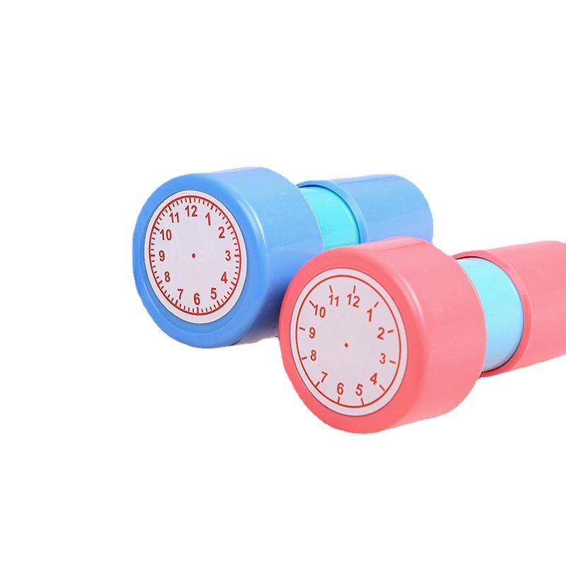 Elementary Teaching Aid: Clock Recognition Stamp for 1st & 2nd Grade - Hanging Photosensitive Design