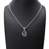 Kokopelli Crescent Moon Pendant 925 Silver P0770 [Cenote] [Silver Accessory]