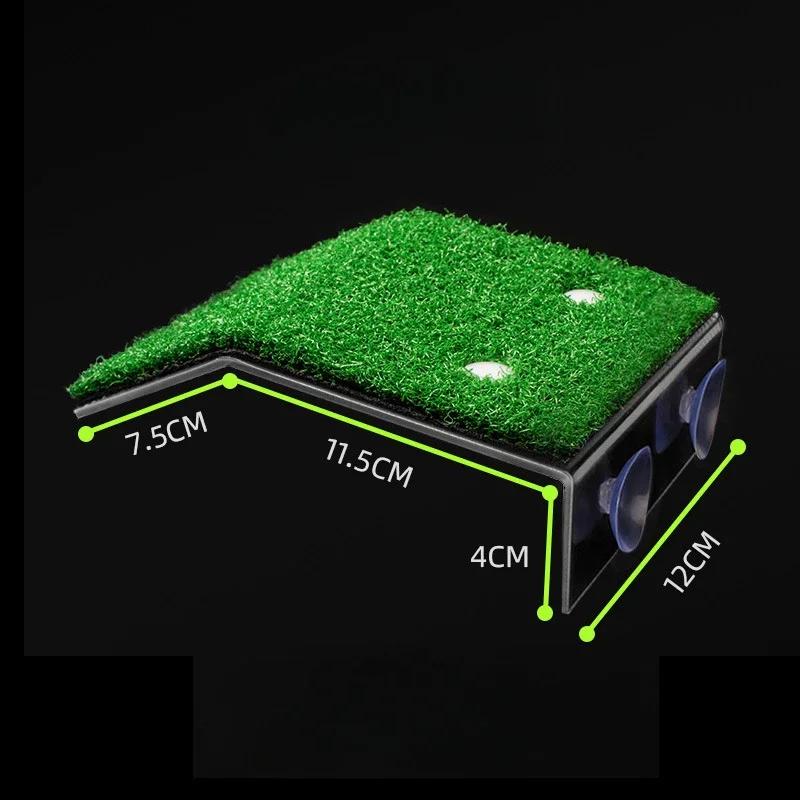 Household Convenience Turtle Bathing Platform Turtle Floating Island Aquarium Moss Island Turtle Climbing Frame Lawn Accessories