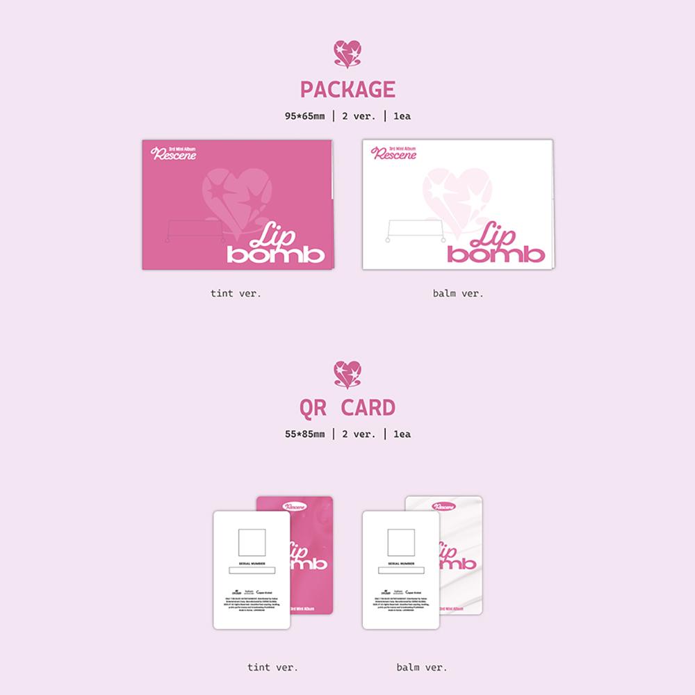 RESCENE Lip Bomb (QR) [photocard Ver.]