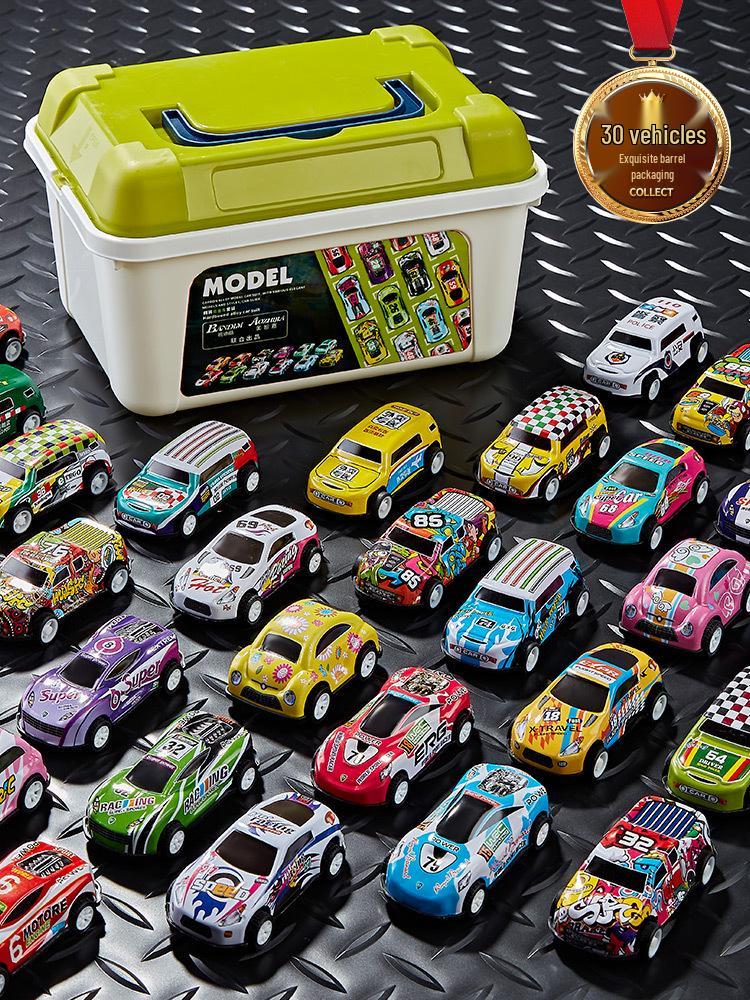 Pull-back Tin Alloy Small Car Toy - Popular on Douyin