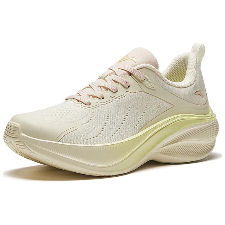 Anta Comfortable Fashion Non-Slip Wear-Resistant Low-Top Casual Running Shoes Women sneaker Beige 122445535-3